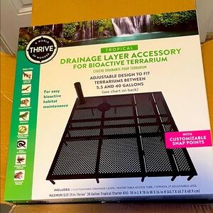 Thrive Tropical Drainage Layer Accessory - Black